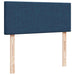 Pat box spring cu saltea, albastru, 120x200 cm, textil - WALTI WALTI