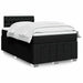 Pat box spring cu saltea, negru, 120x200 cm, textil - WALTI WALTI