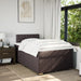 Pat box spring cu saltea, maro închis, 120x200 cm, textil - WALTI WALTI