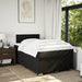Pat box spring cu saltea, negru, 120x200 cm, textil - WALTI WALTI