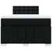 Pat box spring cu saltea, negru, 120x200 cm, textil - WALTI WALTI
