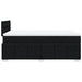 Pat box spring cu saltea, negru, 120x200 cm, textil - WALTI WALTI