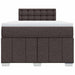Pat box spring cu saltea, maro închis, 120x200 cm, textil - WALTI WALTI