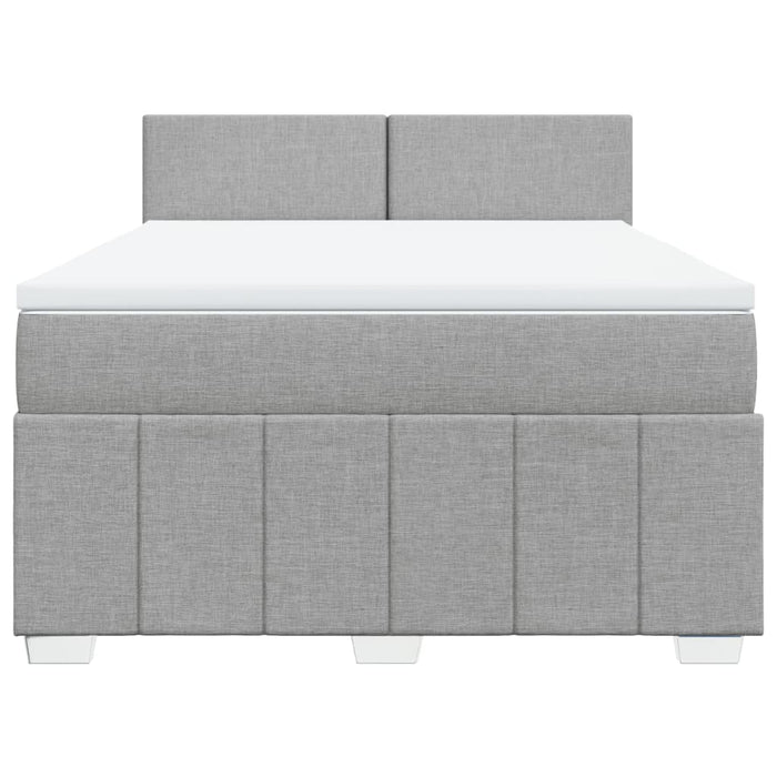 Pat continental, gri deschis, 140x200 cm, material textil - WALTI WALTI