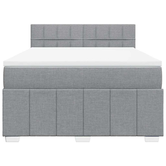 Pat continental, gri deschis, 140x200 cm, material textil - WALTI WALTI