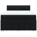 Pat box spring cu saltea, negru, 140x200 cm, textil - WALTI WALTI