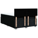 Pat box spring cu saltea, negru, 140x200 cm, textil - WALTI WALTI