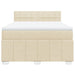 Pat continental cu saltea, crem, 140x200 cm, material textil - WALTI WALTI