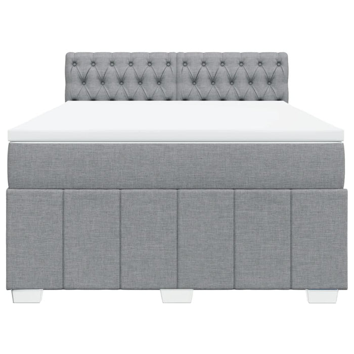 Pat continental, gri deschis, 140x200 cm, material textil - WALTI WALTI