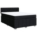 Pat box spring cu saltea, negru, 140x200 cm, textil - WALTI WALTI