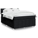 Pat box spring cu saltea, negru, 140x200 cm, textil - WALTI WALTI