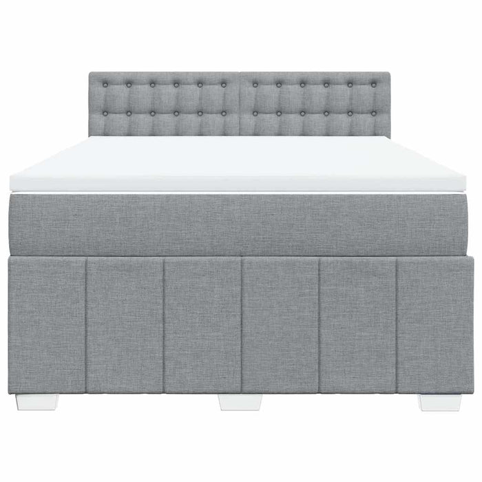 Pat continental, gri deschis, 140x200 cm, material textil - WALTI WALTI