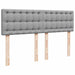 Pat continental, gri deschis, 140x200 cm, material textil - WALTI WALTI