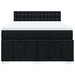 Pat box spring cu saltea, negru, 140x200 cm, textil - WALTI WALTI