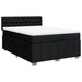 Pat box spring cu saltea, negru, 160x200 cm, textil - WALTI WALTI