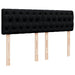 Pat box spring cu saltea, negru, 160x200 cm, textil - WALTI WALTI