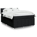 Pat box spring cu saltea, negru, 160x200 cm, textil - WALTI WALTI