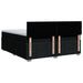 Pat box spring cu saltea, negru, 180x200 cm, catifea - WALTI WALTI