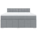 Pat continental, gri deschis, 180x200 cm, material textil - WALTI WALTI