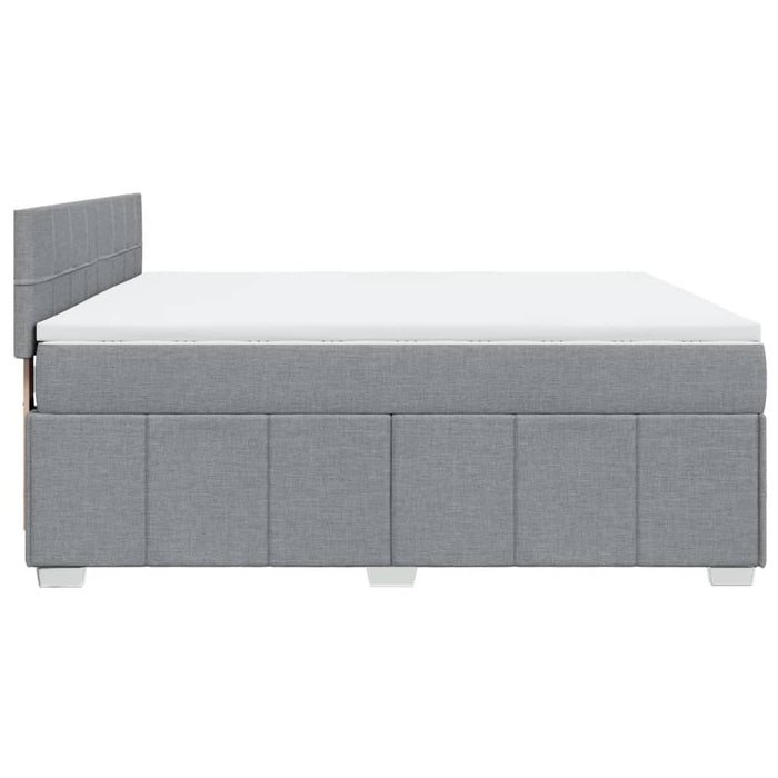 Pat continental, gri deschis, 180x200 cm, material textil - WALTI WALTI