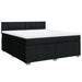Pat box spring cu saltea, negru, 180x200 cm, catifea - WALTI WALTI