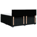 Pat box spring cu saltea, negru, 180x200 cm, catifea - WALTI WALTI
