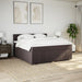 Pat continental cu saltea maro închis 180x200cm material textil - WALTI WALTI
