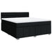 Pat box spring cu saltea, negru, 180x200 cm, catifea - WALTI WALTI