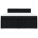Pat box spring cu saltea, negru, 180x200 cm, catifea - WALTI WALTI