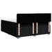 Pat box spring cu saltea, negru, 180x200 cm, catifea - WALTI WALTI