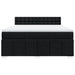 Pat box spring cu saltea, negru, 180x200 cm, catifea - WALTI WALTI