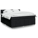 Pat box spring cu saltea, negru, 180x200 cm, catifea - WALTI WALTI