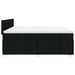 Pat box spring cu saltea, negru, 200x200 cm, textil - WALTI WALTI