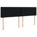 Pat box spring cu saltea, negru, 200x200 cm, textil - WALTI WALTI