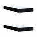 Pat box spring cu saltea, negru, 200x200 cm, textil - WALTI WALTI