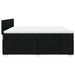 Pat box spring cu saltea, negru, 200x200 cm, textil - WALTI WALTI