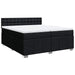 Pat box spring cu saltea, negru, 200x200 cm, textil - WALTI WALTI