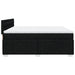 Pat box spring cu saltea, negru, 200x200 cm, textil - WALTI WALTI