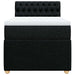 Pat box spring cu saltea, negru, 80x200 cm, textil - WALTI WALTI