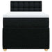 Pat box spring cu saltea, negru, 80x200 cm, textil - WALTI WALTI