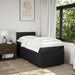Pat box spring cu saltea, negru, 90x200 cm, textil - WALTI WALTI
