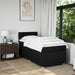 Pat box spring cu saltea, negru, 90x200 cm, textil - WALTI WALTI