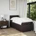 Pat box spring cu saltea, maro închis, 100x200 cm, textil - WALTI WALTI