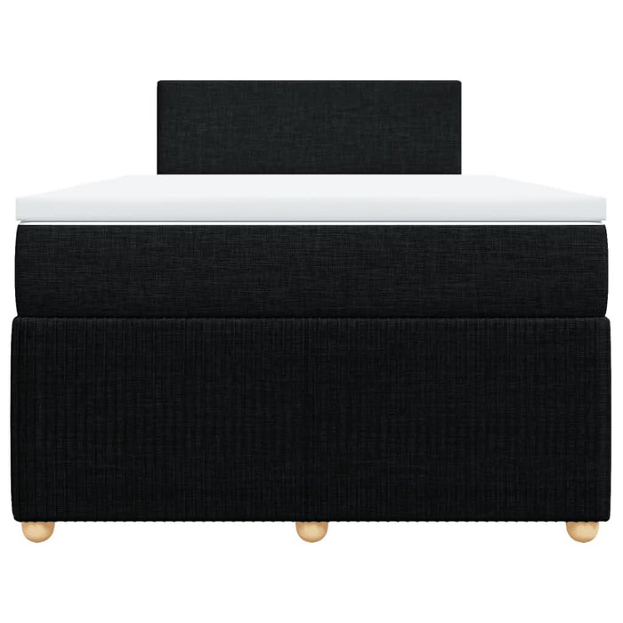 Pat box spring cu saltea, negru, 120x190 cm, catifea - WALTI WALTI