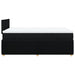 Pat box spring cu saltea, negru, 120x190 cm, catifea - WALTI WALTI