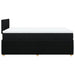 Pat box spring cu saltea, negru, 120x190 cm, catifea - WALTI WALTI