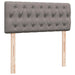 Pat box spring cu saltea, taupe, 120x190 cm material textil - WALTI WALTI