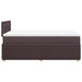 Pat box spring cu saltea, maro închis, 120x190 cm, textil - WALTI WALTI