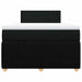 Pat box spring cu saltea, negru, 120x200 cm, textil - WALTI WALTI