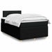 Pat box spring cu saltea, negru, 120x200 cm, textil - WALTI WALTI